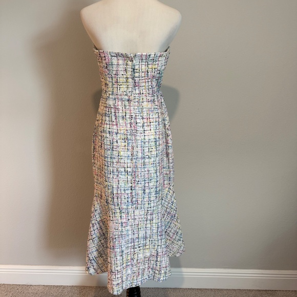NWT Sam Edelman Confetti Strapless Dress Women’s Size 10 - Picture 4 of 7